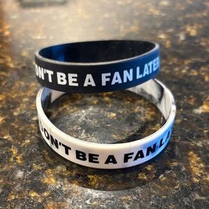 Adidas x Overtime Black and White Wristbands